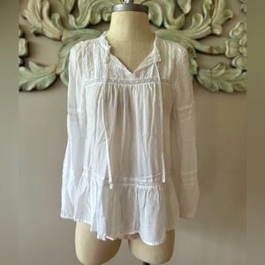 Loft Peasant Blouse - Size Medium